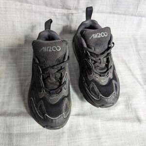 KIDS BLACK NIKE AIR MAX 200 SIZE 12C LACE UP SNEAKERS